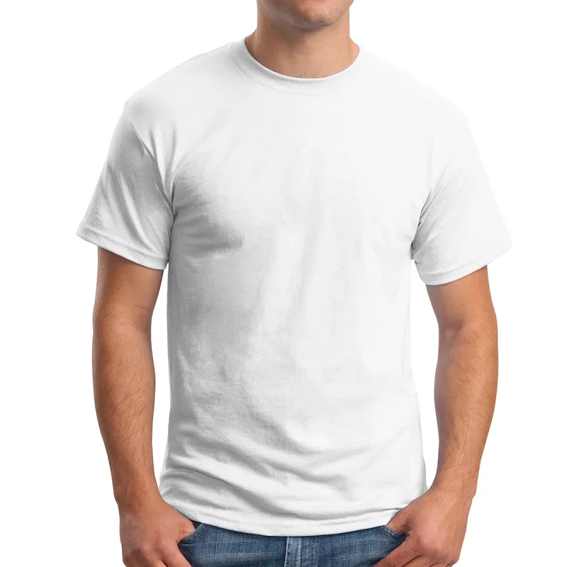 Hanes® - EcoSmart® 50/50 Cotton/Poly T-Shirt — view 6