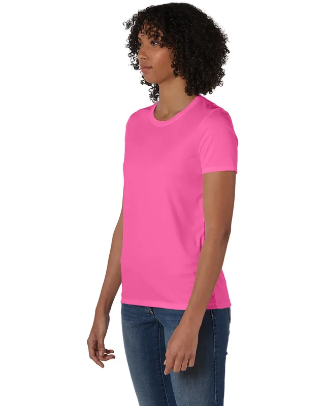 Hanes Ladies' Cool DRI® with FreshIQ Performance T-Shirt — view 17
