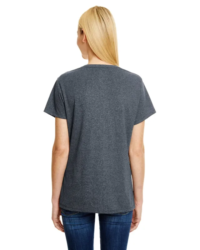 Hanes Ladies' Perfect-T Triblend V-Neck T-shirt — view 13