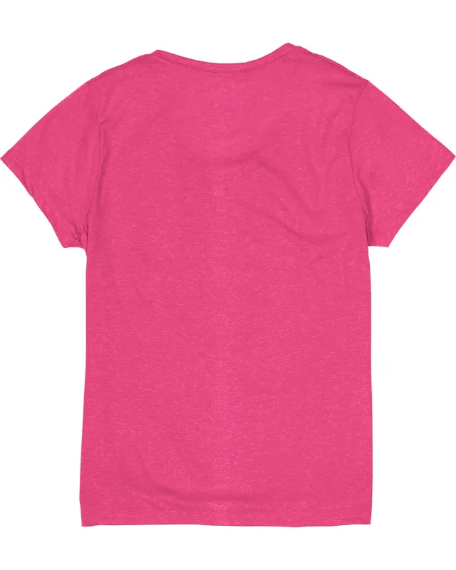 Hanes Ladies' Perfect-T Triblend V-Neck T-shirt — view 32