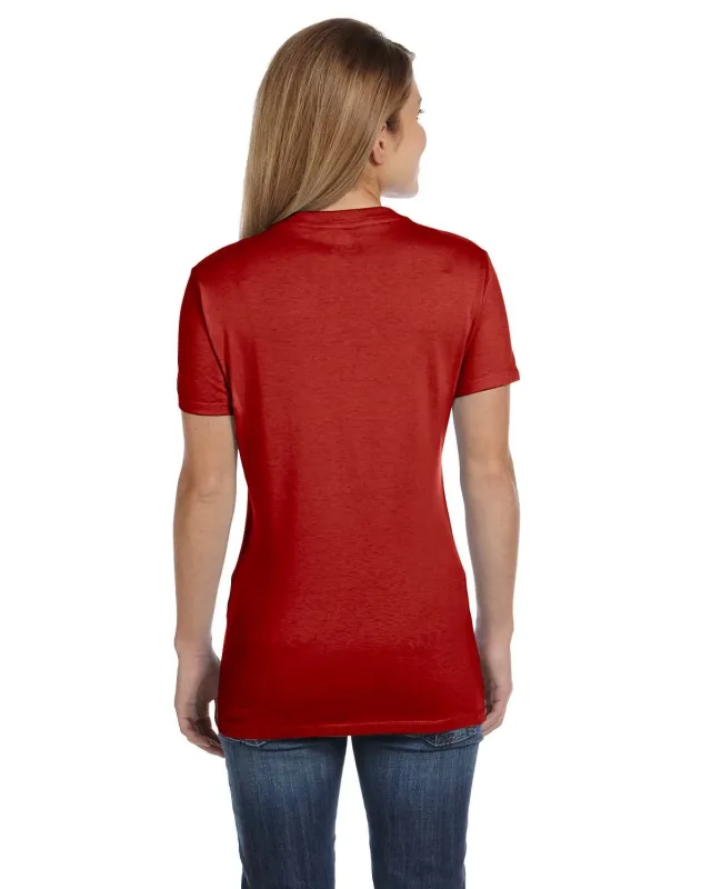 Hanes Ladies' Perfect-T V-Neck T-Shirt — view 10