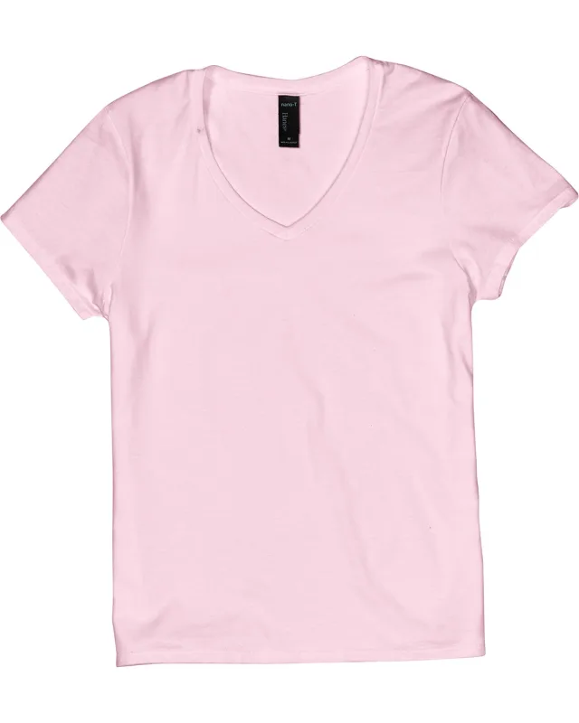 Hanes Ladies' Perfect-T V-Neck T-Shirt — view 15
