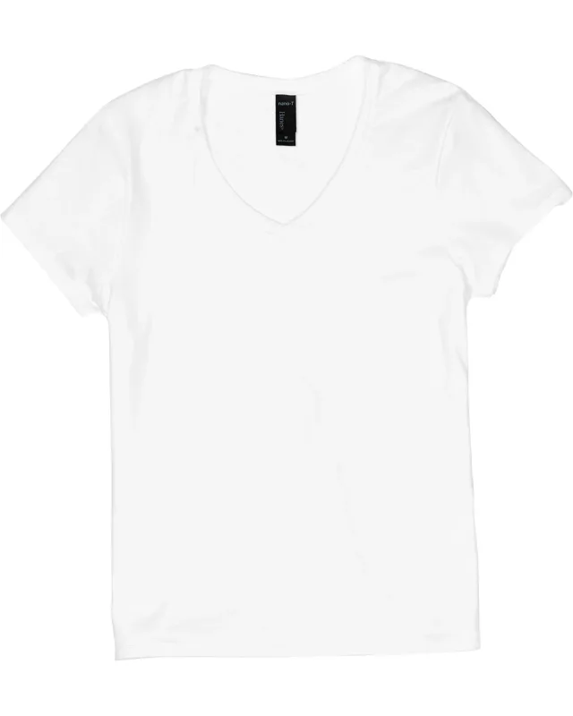 Hanes Ladies' Perfect-T V-Neck T-Shirt — view 2