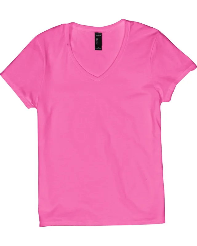 Hanes Ladies' Perfect-T V-Neck T-Shirt — view 19