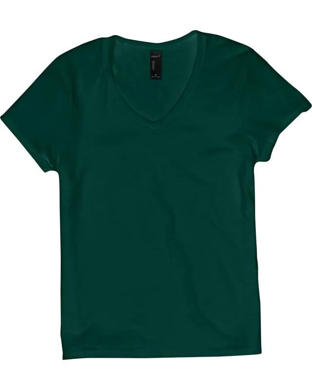 Hanes Ladies' Perfect-T V-Neck T-Shirt — view 26