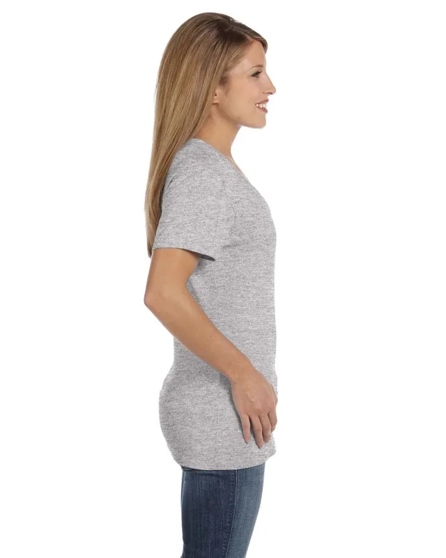 Hanes Ladies' Perfect-T V-Neck T-Shirt — view 32