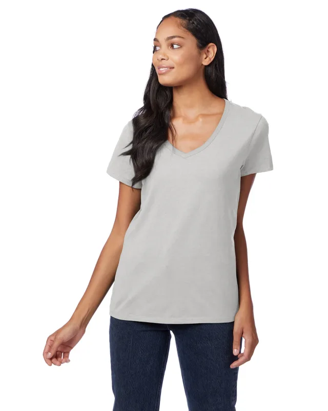 Hanes Ladies' Perfect-T V-Neck T-Shirt — view 35