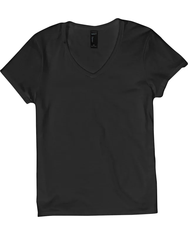 Hanes Ladies' Perfect-T V-Neck T-Shirt — view 39