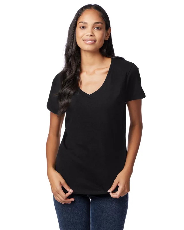 Hanes Ladies' Perfect-T V-Neck T-Shirt — view 40