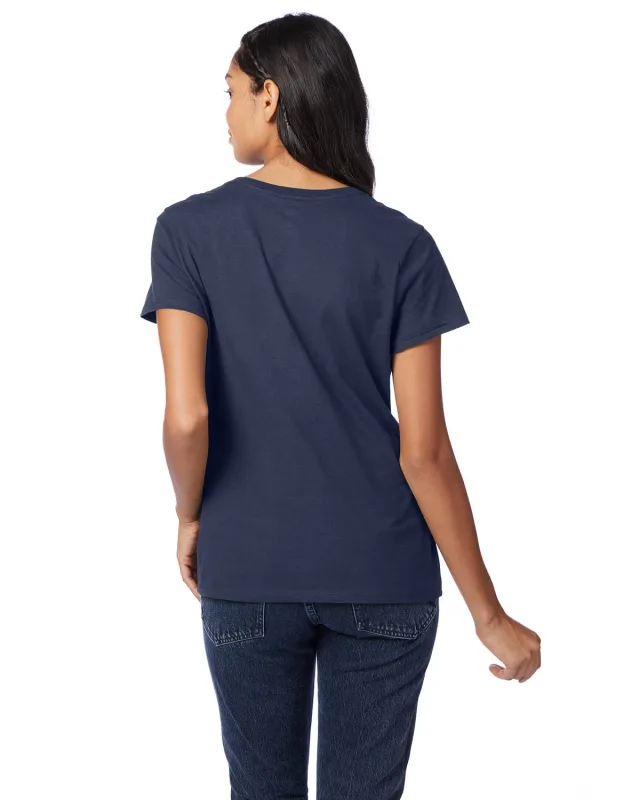 Hanes Ladies' Perfect-T V-Neck T-Shirt — view 43