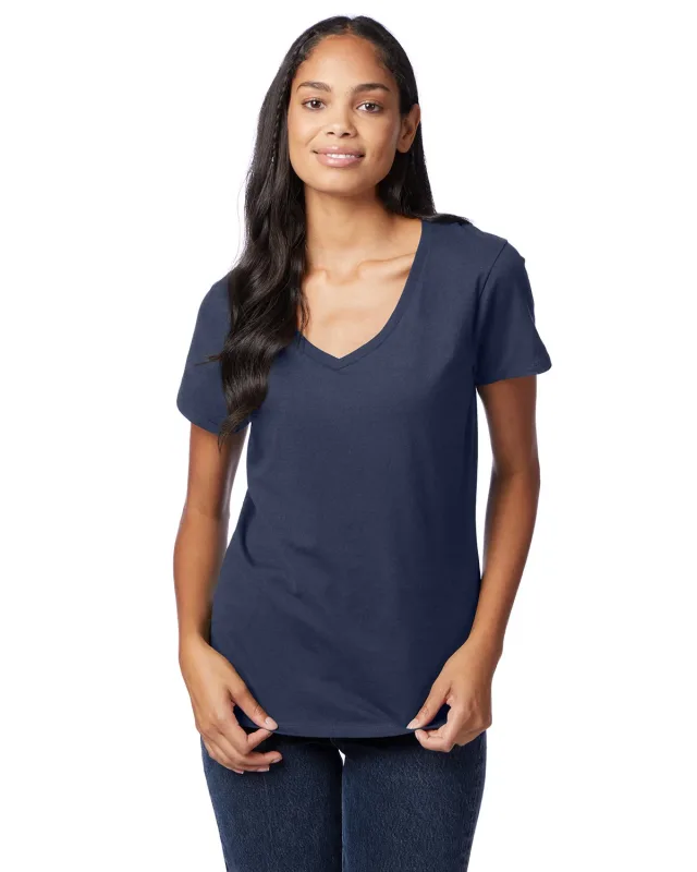 Hanes Ladies' Perfect-T V-Neck T-Shirt — view 45