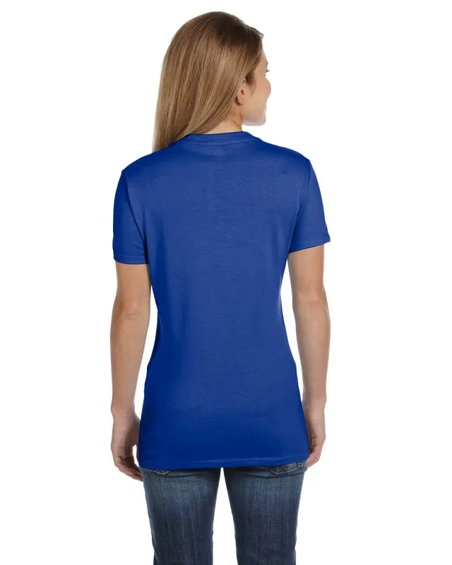 Hanes Ladies' Perfect-T V-Neck T-Shirt — view 48