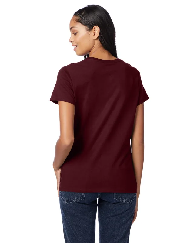 Hanes Ladies' Perfect-T V-Neck T-Shirt — view 52