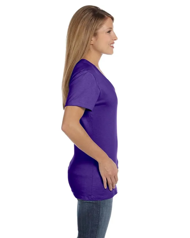 Hanes Ladies' Perfect-T V-Neck T-Shirt — view 60