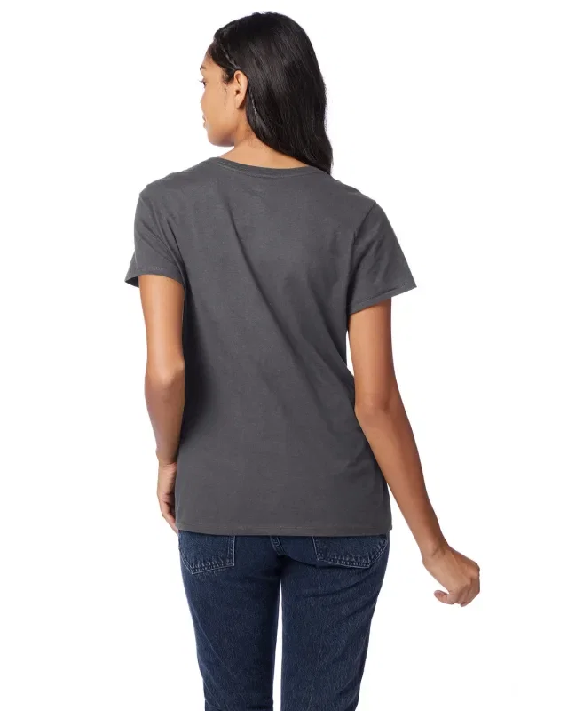 Hanes Ladies' Perfect-T V-Neck T-Shirt — view 61