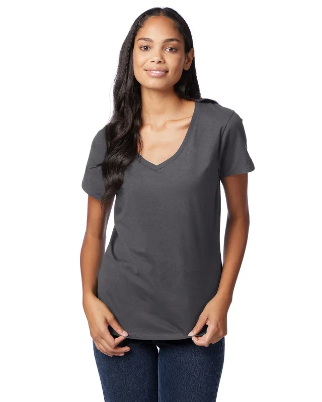 Hanes Ladies' Perfect-T V-Neck T-Shirt — view 62