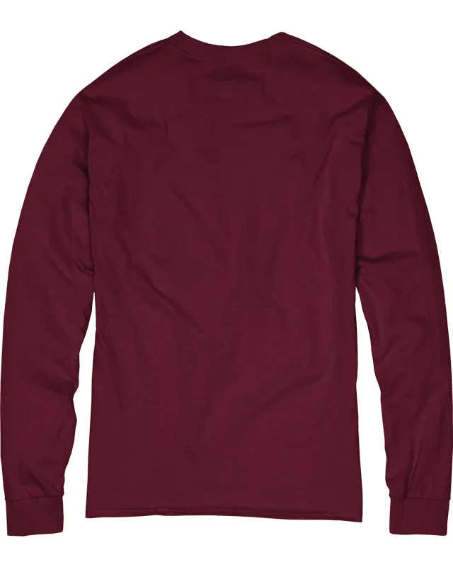 Hanes Men's Authentic-T Long-Sleeve Pocket T-Shirt — view 45