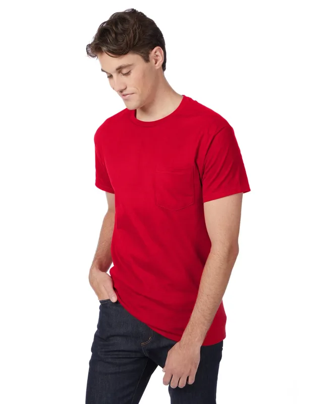 Hanes Men's Authentic-T Pocket T-Shirt — view 13