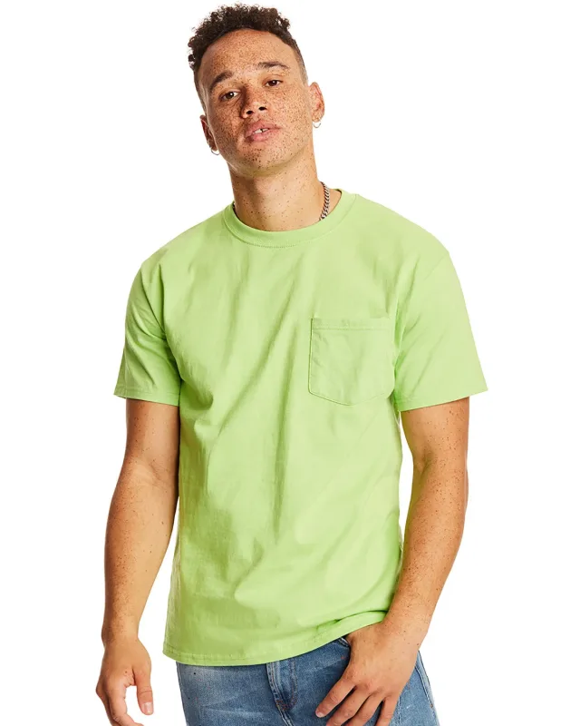 Hanes Men's Authentic-T Pocket T-Shirt — view 17
