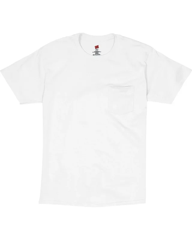 Hanes Men's Authentic-T Pocket T-Shirt — view 2