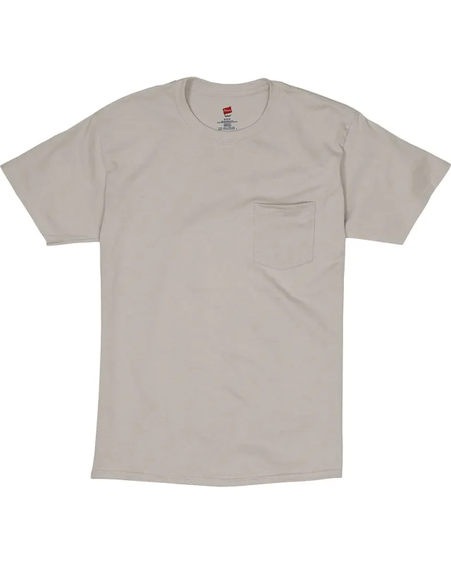 Hanes Men's Authentic-T Pocket T-Shirt — view 20