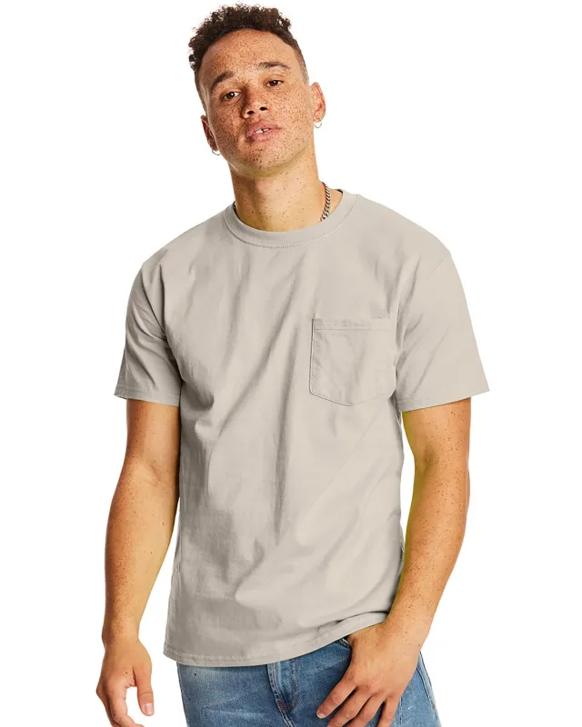 Hanes Men's Authentic-T Pocket T-Shirt — view 21