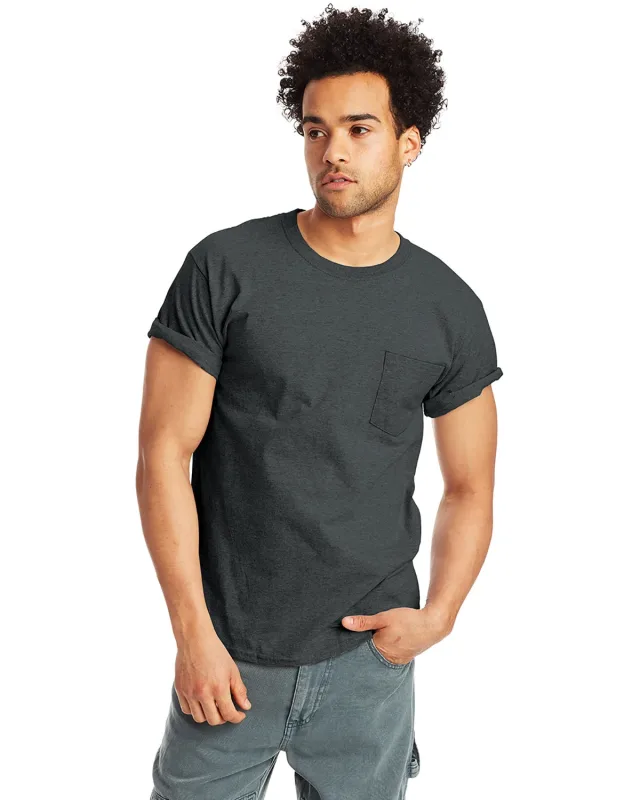 Hanes Men's Authentic-T Pocket T-Shirt — view 25