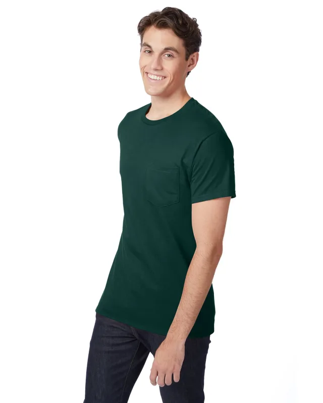 Hanes Men's Authentic-T Pocket T-Shirt — view 30