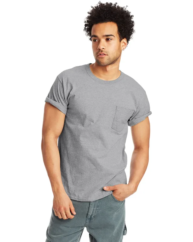 Hanes Men's Authentic-T Pocket T-Shirt — view 34