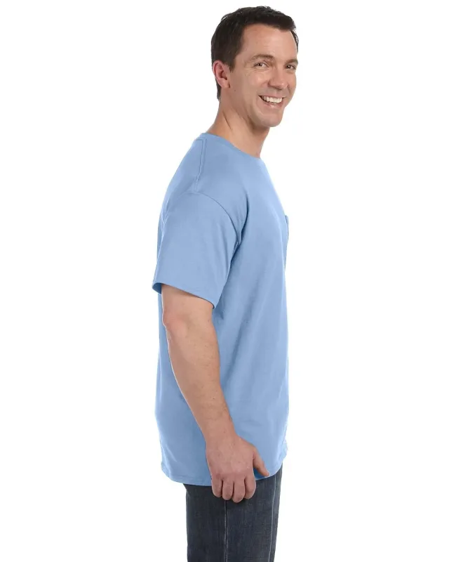 Hanes Men's Authentic-T Pocket T-Shirt — view 9