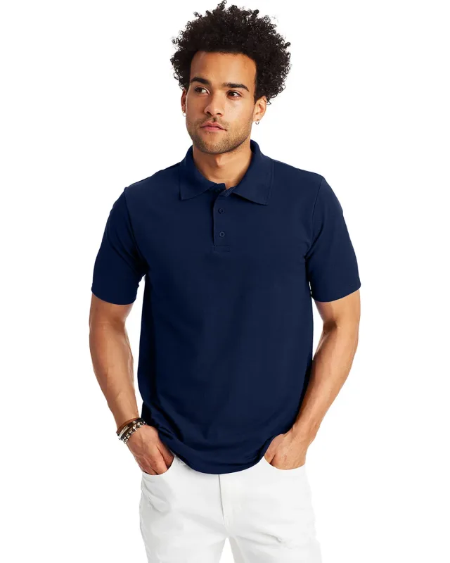 Hanes Men's Pique Polo — view 19