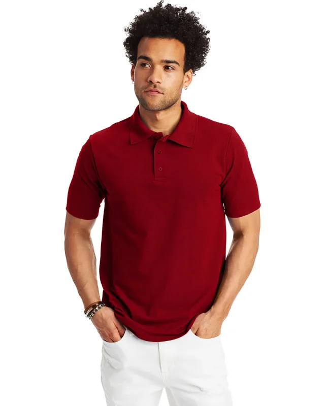 Hanes Men's Pique Polo — view 23