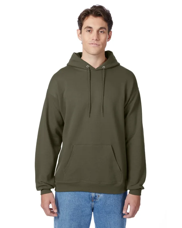 Hanes Unisex Ecosmart® Pullover Hooded Sweatshirt — view 132