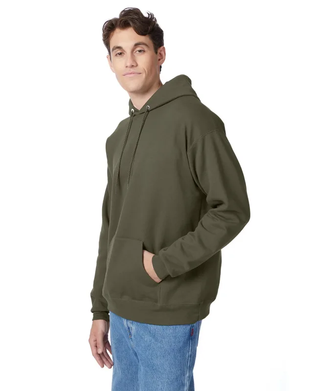 Hanes Unisex Ecosmart® Pullover Hooded Sweatshirt — view 133