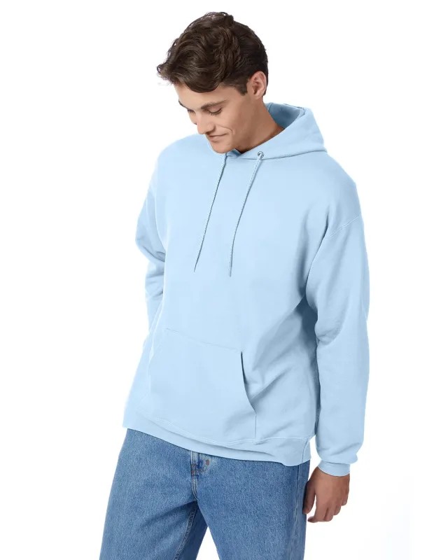 Hanes Unisex Ecosmart® Pullover Hooded Sweatshirt — view 19