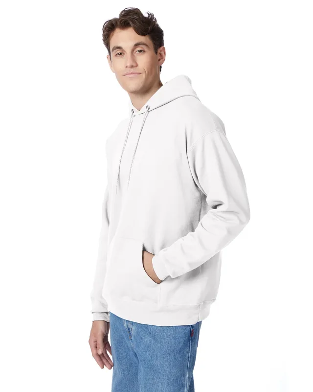 Hanes Unisex Ecosmart® Pullover Hooded Sweatshirt — view 4