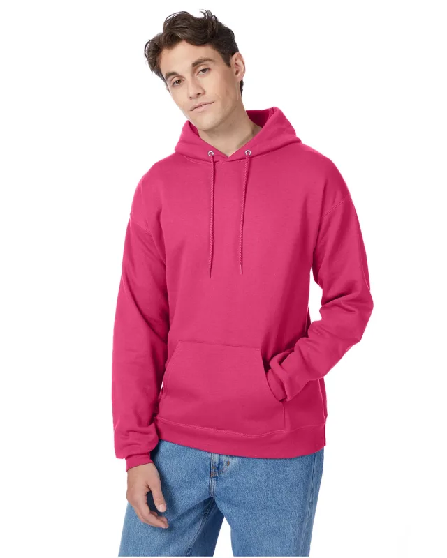 Hanes Unisex Ecosmart® Pullover Hooded Sweatshirt — view 47