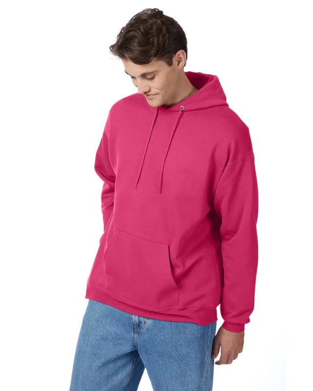 Hanes Unisex Ecosmart® Pullover Hooded Sweatshirt — view 48