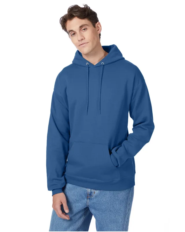 Hanes Unisex Ecosmart® Pullover Hooded Sweatshirt — view 52