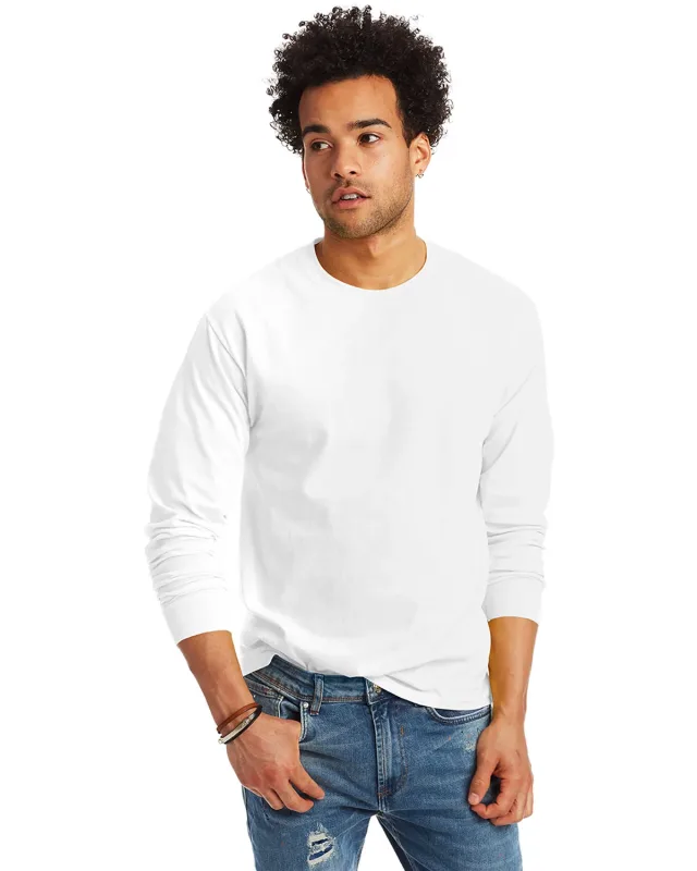 Hanes Unisex Tagless® Long-Sleeve T-Shirt — view 4