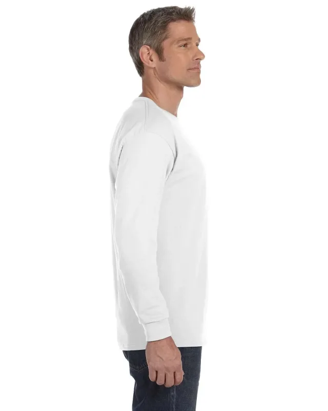 Hanes Unisex Tagless® Long-Sleeve T-Shirt — view 5