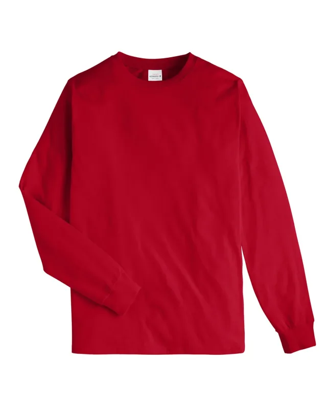 Hanes Unisex Tagless® Long-Sleeve T-Shirt — view 8