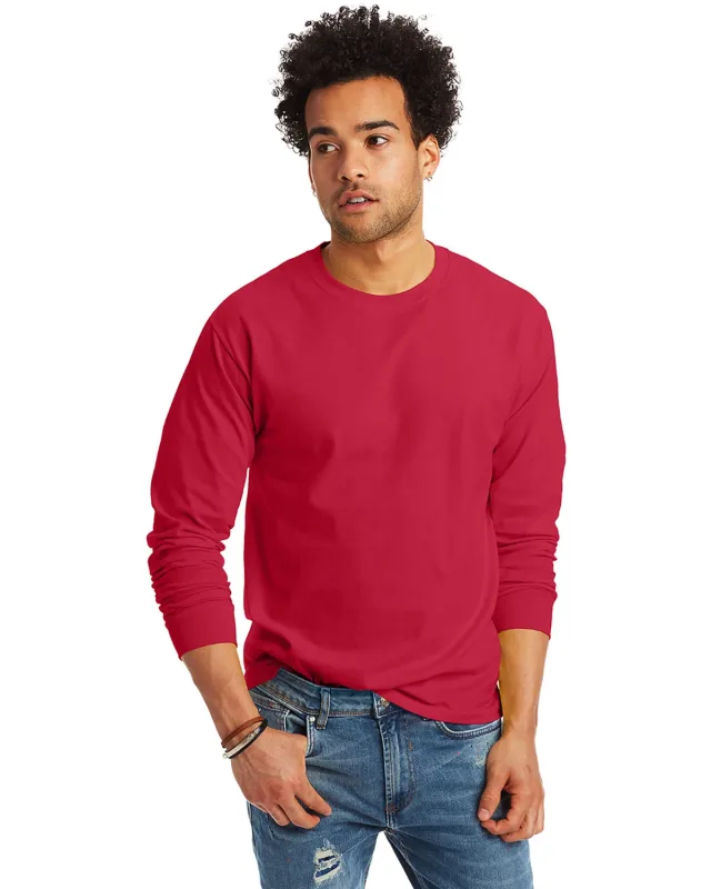 Hanes Unisex Tagless® Long-Sleeve T-Shirt — view 9
