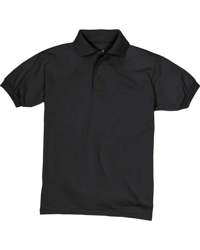Hanes Youth EcoSmart® Jersey Knit Polo — view 27