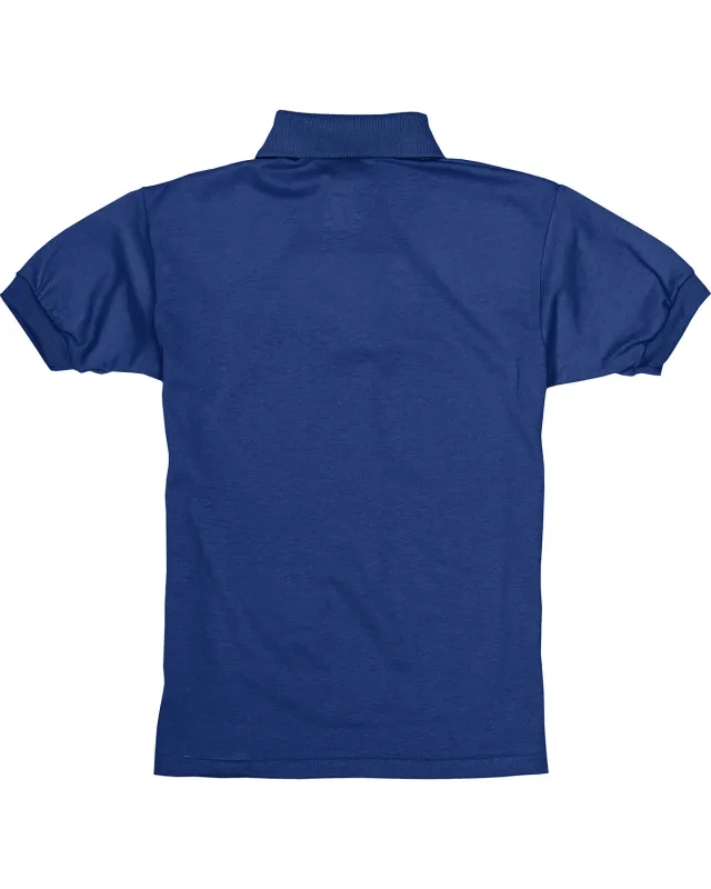 Hanes Youth EcoSmart® Jersey Knit Polo — view 36