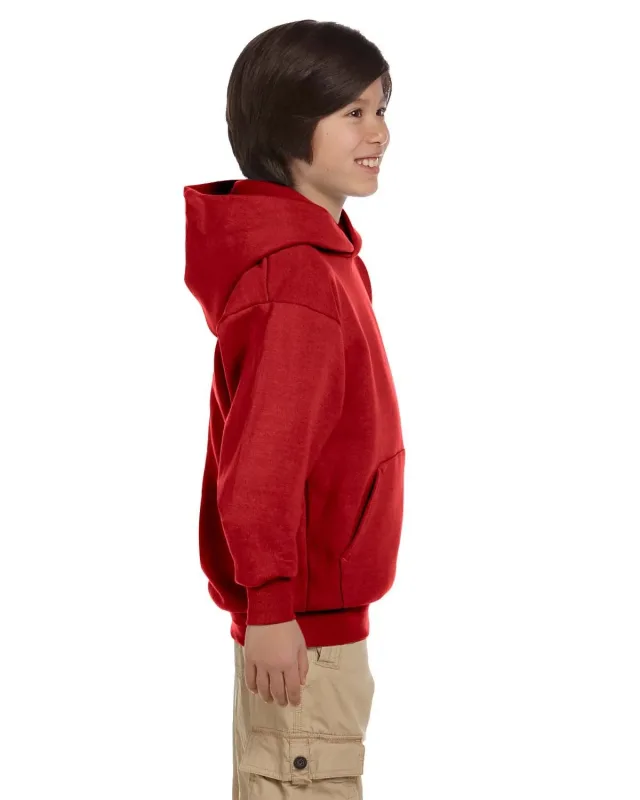 Hanes Youth EcoSmart® Pullover Hooded Sweatshirt — view 12