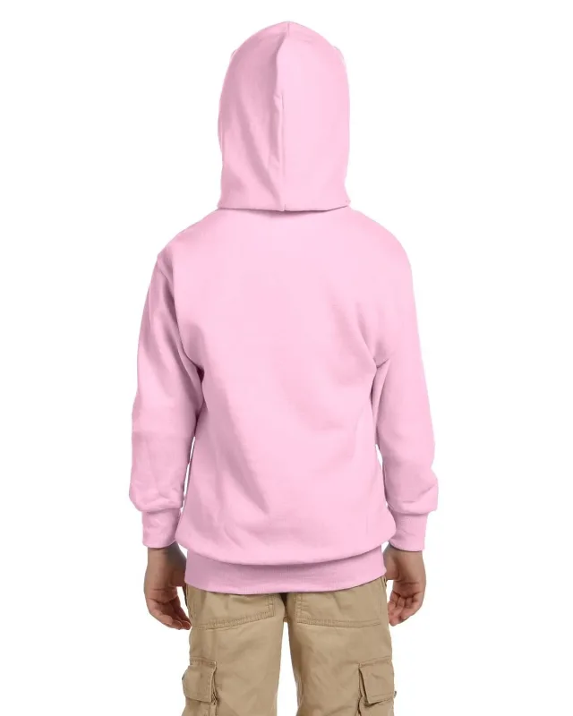Hanes Youth EcoSmart® Pullover Hooded Sweatshirt — view 13
