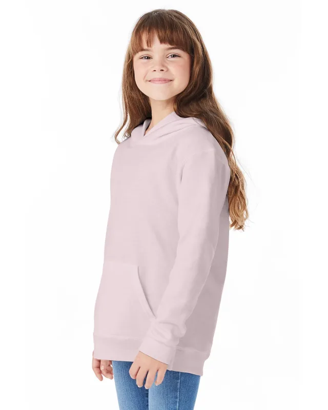 Hanes Youth EcoSmart® Pullover Hooded Sweatshirt — view 15