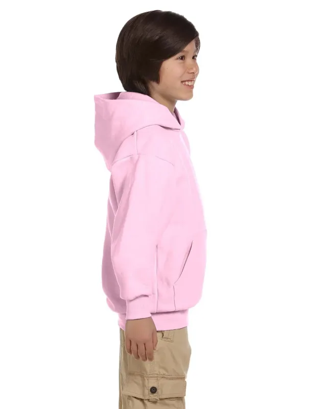 Hanes Youth EcoSmart® Pullover Hooded Sweatshirt — view 16