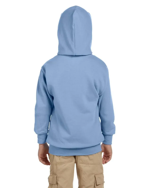 Hanes Youth EcoSmart® Pullover Hooded Sweatshirt — view 17